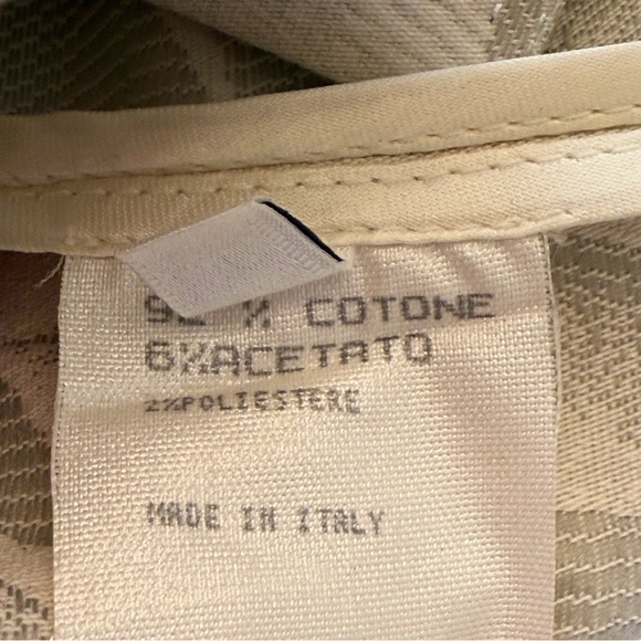 Anna Molinari Italy Floral Jacquard Blazer Skirt Suit Set Metallic Silver 10 - Picture 5 of 15